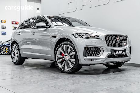 Silver 2016 Jaguar F-Pace Wagon 30D S