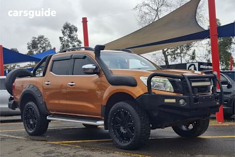 Orange 2016 Nissan Navara Dual Cab Utility St-X (4X4)