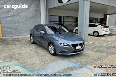 Blue 2015 Mazda Mazda3 Hatch NEO F