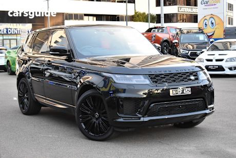 Black 2018 Land Rover Range Rover Sport SUV SDV6 HSE 4X4