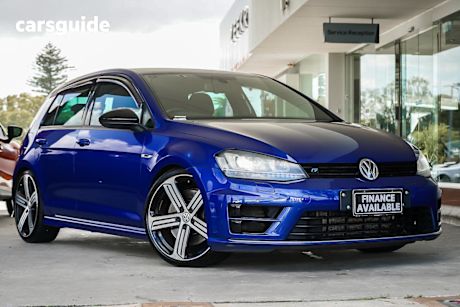 Blue 2014 Volkswagen Golf Hatchback R
