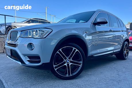 Silver 2016 BMW X3 SUV XDRIVE20I 4X4