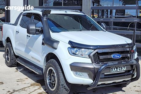 White 2017 Ford Ranger Ute Tray WILDTRAK 4X4