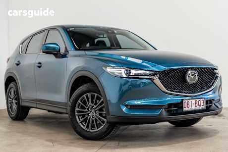 Blue 2021 Mazda CX-5 SUV TOURING 4X4