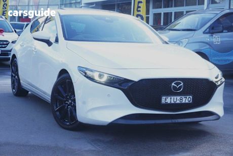 White 2020 Mazda 3 Hatchback G25 Astina