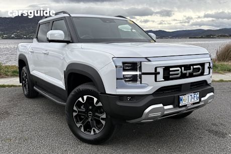 White 2024 BYD Shark 6 Dual Cab Utility Dual Motor Premium