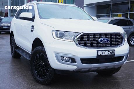 White 2021 Ford Everest Wagon Trend (4Wd)