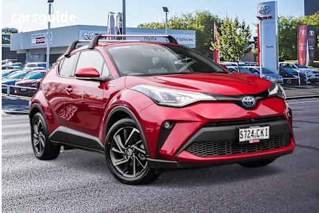 Red 2021 Toyota C-HR SUV KOBA F