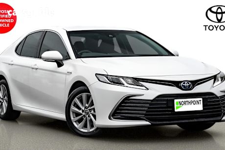 White 2021 Toyota Camry Sedan ASCENT F
