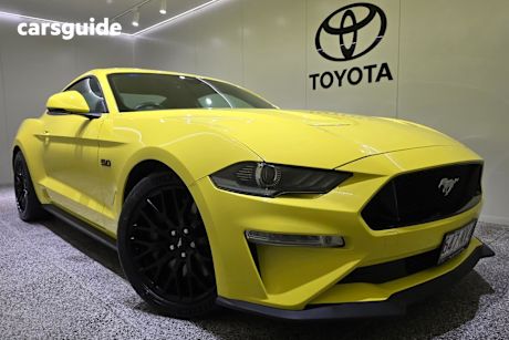 Yellow 2021 Ford Mustang Fastback Gt 5.0 V8