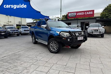 Blue 2017 Mitsubishi Triton Ute Tray GLS 4X4