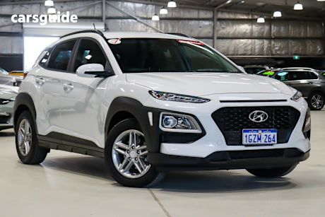 White 2020 Hyundai Kona SUV ACTIVE F