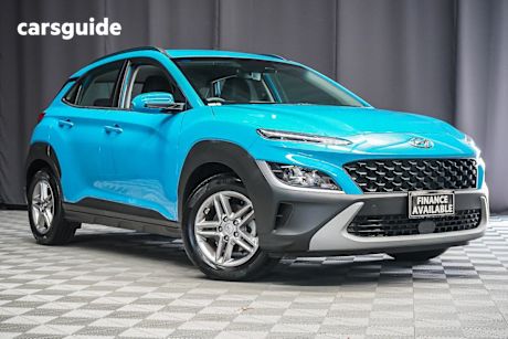 Blue 2022 Hyundai Kona Wagon (Fwd)