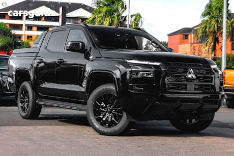 Black 2025 Mitsubishi Triton Ute Tray GSR 4X4