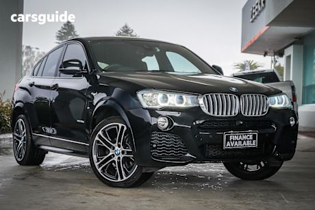 Black 2018 BMW X4 Coupe Xdrive 35D