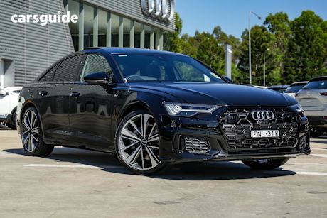 Black 2024 Audi A6 Sedan 45 TFSI S LINE 4X4