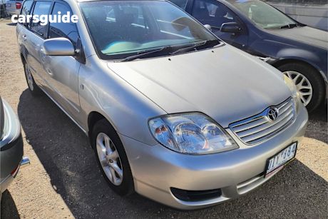 Silver 2006 Toyota Corolla Wagon Conquest