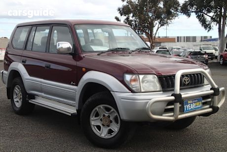 Red 1998 Toyota Landcruiser Prado Wagon Grande Vx (4X4)