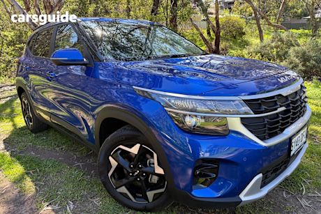Blue 2024 Kia Seltos Wagon Sport+ (Fwd)
