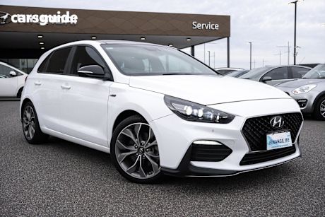 White 2019 Hyundai I30 Hatch N LINE PREMIUM F