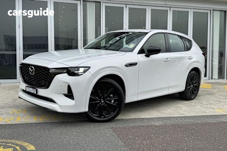 White 2025 Mazda CX-60 Wagon P50E Gt Vision Phev
