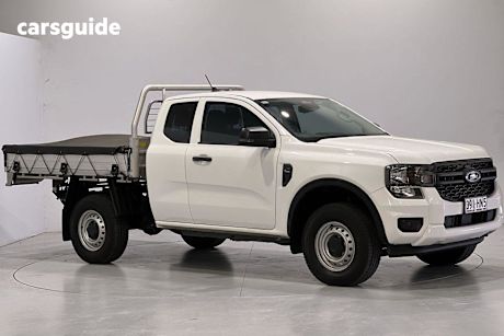 White 2023 Ford Ranger Ute Tray XL 4X4
