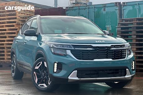 Blue 2025 Kia Seltos SUV GT-LINE F