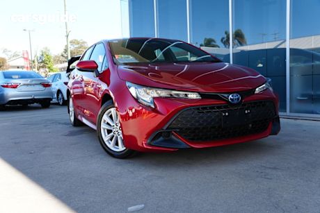 Red 2022 Toyota Corolla Hatch