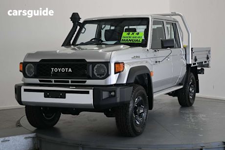 Silver 2025 Toyota Landcruiser Double Cab Chassis Lc79 Gxl + Diff Locks