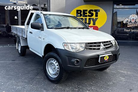 White 2013 Mitsubishi Triton Cab Chassis Gl