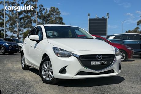 White 2018 Mazda 2 Hatchback Maxx (5Yr)