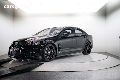 Black 2009 HSV W427 Sedan R