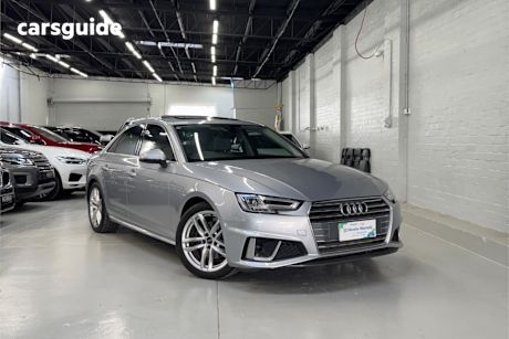 Silver 2019 Audi A4 Sedan 40 Tfsi S Tronic Sport
