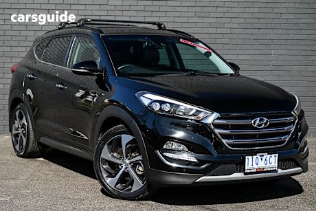 Black 2016 Hyundai Tucson SUV HIGHLANDER 4X4