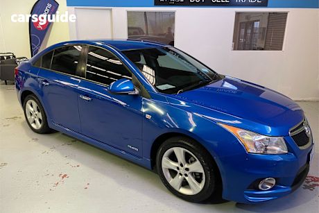 Blue 2011 Holden Cruze Sedan Sri V