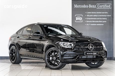 Black 2022 Mercedes-Benz GLC300 Coupe 4Matic