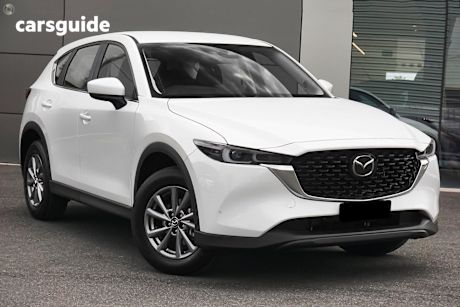 White 2025 Mazda CX-5 SUV G25 MAXX SPORT F