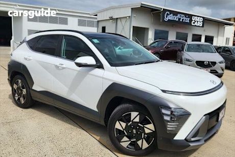 White 2023 Hyundai Kona SUV PREMIUM F