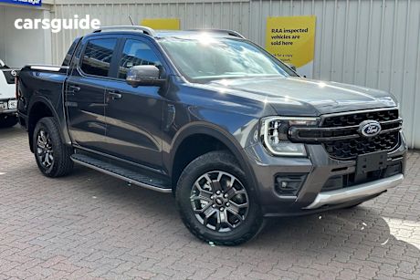 Grey 2024 Ford Ranger Ute Tray WILDTRAK 4X4