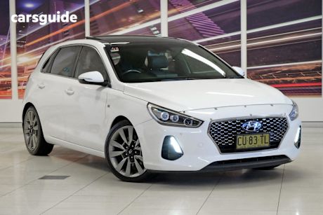 White 2017 Hyundai I30 Hatch SR PREMIUM F