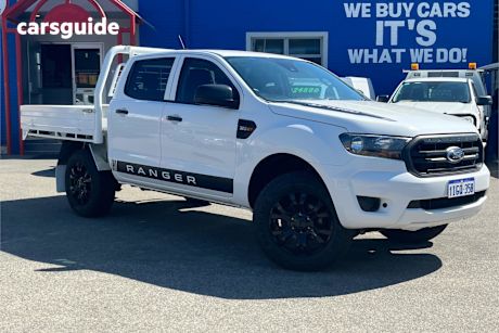 White 2021 Ford Ranger Ute Tray XL 4X4