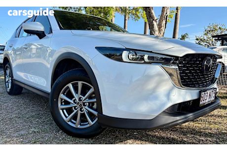 White 2022 Mazda CX-5 SUV G25 MAXX SPORT F