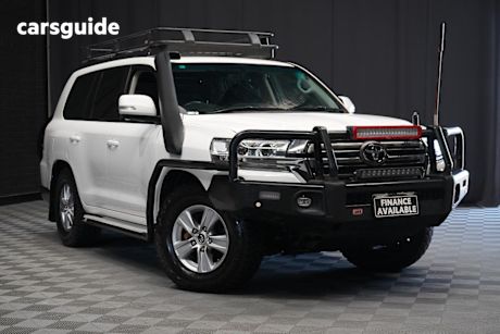 White 2020 Toyota Landcruiser Wagon Lc200 Gxl (4X4)