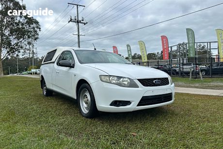 White 2010 Ford Falcon Utility (Lpg)