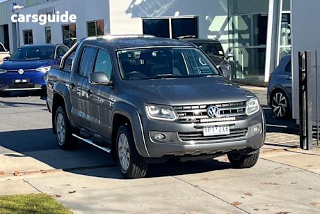 Grey 2016 Volkswagen Amarok Ute Tray TDI420 HIGHLINE 4X4
