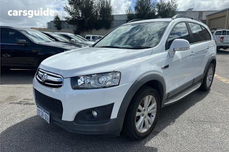White 2015 Holden Captiva Wagon 7 Lt (4X4)