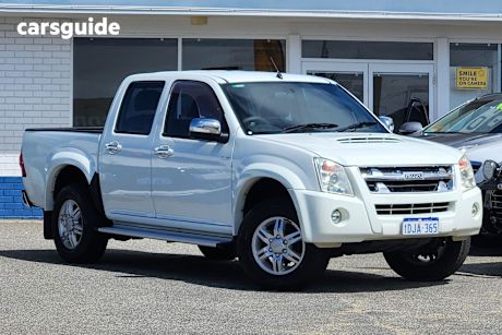 White 2010 Isuzu D-MAX Ute Tray LS R