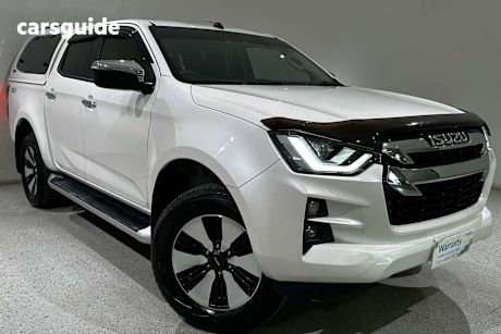 White 2022 Isuzu D-MAX Ute Tray LS-U+ 4X4