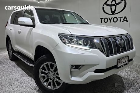White 2019 Toyota Landcruiser Prado SUV VX 4X4