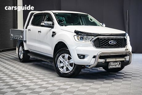 White 2021 Ford Ranger Double Cab Chassis Xlt 3.2 (4X4)